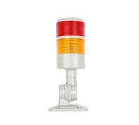 WXVFX 2 Layers Rotatable 180 Stack Light Red Warning Light Industrial for DC 24V 12V AC220V 110V Steady Flashing Light LED(CS2-110-220V-R-G)