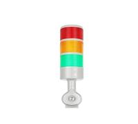 WXVFX Rotatable 180 Stack Light Red Orange Amber Green Warning Light Industrial for DC12-24V Steady Flashing Light LED 220vac(CS3,12V-24V)