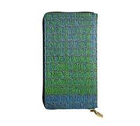 WXWJSHMGC Abalone Nacre Print Fashion Long Wallet Shopping Clutch Purse Pu Leather Handbags for Ladies,Men's Wallets