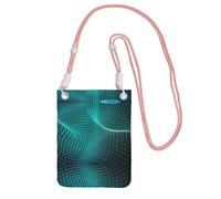 WXWJSHMGC Abstract Polygonal Space Print Mini Crossbody Phone Bag - Ladies Purse for Mobile and Smart Phones