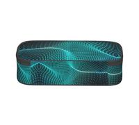 WXWJSHMGC Abstract Polygonal Space Print Pencil Case - Cute Pencil Case with Zip Closure Large Pencil Box for Student