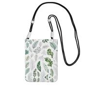 WXWJSHMGC Basil Thyme Dill & Rosemary Print Mini Crossbody Phone Bag - Ladies Purse for Mobile and Smart Phones
