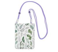 WXWJSHMGC Basil Thyme Dill & Rosemary Print Mini Crossbody Phone Bag - Ladies Purse for Mobile and Smart Phones