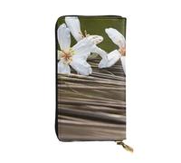 WXWJSHMGC Beautiful Flower Print Fashion Long Wallet Shopping Clutch Purse Pu Leather Handbags for Ladies,Men's Wallets