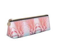 WXWJSHMGC Beautiful Pineapple Print Leather Pencil Case,Fountain Pen Case,Personalised Portable Big Capacity Study Pencil Case for Secondary School Girls Boys