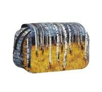 WXWJSHMGC Beautiful Tree Print Pen Case Bag - Portable Double Layer Storage Pencil Bag for Child, Girls, Boys and Adults