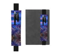 WXWJSHMGC Beauty Grand Canyon Print 2pcs Adjustable Elastic Band Pen Holder Pu Leather Pen Sleeve Pouch for Hardcover Journals, Notebooks for Back to School Gift