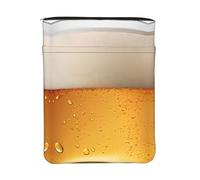 WXWJSHMGC Beer Bubble Print Book Cover with Zipper,Waterproof Book Sleeve Pouch with Front Pocket, Book Protector for Paperbacks,Multifunctional Storage Bag for Hardcovers