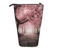WXWJSHMGC Cherry Blossom Season Print Pencil Telescopic Case Versatile Storage Bag,Office, and Adult Storage Box Gifts