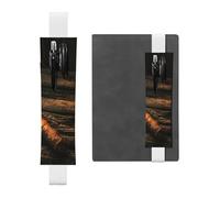 WXWJSHMGC Cigar & Whiskey Print 2pcs Adjustable Elastic Band Pen Holder Pu Leather Pen Sleeve Pouch for Hardcover Journals, Notebooks for Back to School Gift