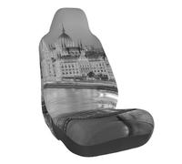 WXWJSHMGC City View Print Universal Auto Car Front Seat Covers Bucket Seats Auto Interior Accessories Protector Fit For Most Car(1pcs)
