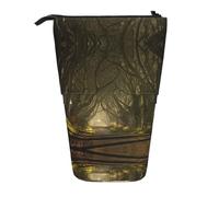 WXWJSHMGC Dark Path Print Pencil Telescopic Case Versatile Storage Bag,Office, and Adult Storage Box Gifts