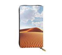 WXWJSHMGC Desert Print Fashion Long Wallet Shopping Clutch Purse Pu Leather Handbags for Ladies,Men's Wallets