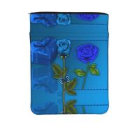 WXWJSHMGC Garden Roses Print Book Cover with Zipper,Waterproof Book Sleeve Pouch with Front Pocket, Book Protector for Paperbacks,Multifunctional Storage Bag for Hardcovers