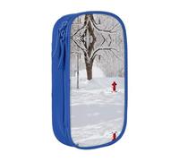 WXWJSHMGC Glitter Abstract Diamond Crystal Pattern Print Large Capacity Double Layer Pencil Case with Zipper - Durable Fabric School Pouch for Pens,- Ideal for Students