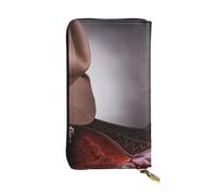 WXWJSHMGC Horse Saddle with A Cowboy Hat Wild Print Fashion Long Wallet Shopping Clutch Purse Pu Leather Handbags for Ladies,Men's Wallets