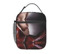 WXWJSHMGC Horse Saddle with A Cowboy Hat Wild Print Lunch Bag,Reusable and Waterproof Lunchbox, Insulated Lunchbag with Mesh Bag for School, Travel, Picnic