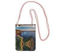 WXWJSHMGC Ireland Outdoors County Clare The Cliffs Print Mini Crossbody Phone Bag - Ladies Purse for Mobile and Smart Phones
