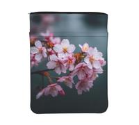 WXWJSHMGC Japanese Cherry Blossoms Print Book Cover with Zipper,Waterproof Book Sleeve Pouch with Front Pocket, Book Protector for Paperbacks,Multifunctional Storage Bag for Hardcovers