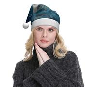 WXWJSHMGC Magical Nights Print Plush Christmas Hat Unisex Xmas Holiday Hat For Christmas New Year Festive Holiday Partyï¼ˆ2pcs
