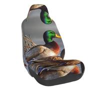 WXWJSHMGC Mallard Duck Print Universal Auto Car Front Seat Covers Bucket Seats Auto Interior Accessories Protector Fit For Most Car(1pcs)