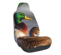 WXWJSHMGC Mallard Duck Print Universal Auto Car Front Seat Covers Bucket Seats Auto Interior Accessories Protector Fit For Most Car(1pcs)