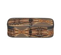 WXWJSHMGC New York Manhattan Bridge Night Print Pencil Case - Cute Pencil Case with Zip Closure Large Pencil Box for Student