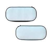 WXWJSHMGC Seaside Golf Course Print Pencil Bag Large Pouch Bag with 3 Compartments Pen Case Card Coin Holder for Boys Girls School Stationery