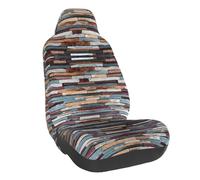 WXWJSHMGC Stone Print Universal Auto Car Front Seat Covers Bucket Seats Auto Interior Accessories Protector Fit For Most Car(1pcs)