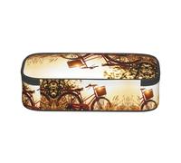 WXWJSHMGC Sunset Rural View Print Pencil Case - Cute Pencil Case with Zip Closure Large Pencil Box for Student