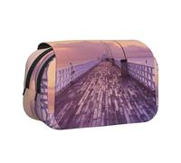 WXWJSHMGC The Mumbai Filmcity Tours Print Pen Case Bag - Portable Double Layer Storage Pencil Bag for Child, Girls, Boys and Adults
