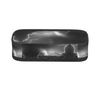 WXWJSHMGC Thunder Landscape Print Pencil Case - Cute Pencil Case with Zip Closure Large Pencil Box for Student