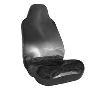 WXWJSHMGC Thunder Landscape Print Universal Auto Car Front Seat Covers Bucket Seats Auto Interior Accessories Protector Fit For Most Car(1pcs)