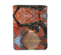 WXWJSHMGC Tree in The Fall Print Book Cover with Zipper,Waterproof Book Sleeve Pouch with Front Pocket, Book Protector for Paperbacks,Multifunctional Storage Bag for Hardcovers