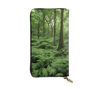 WXWJSHMGC Tropical Rainforest Print Fashion Long Wallet Shopping Clutch Purse Pu Leather Handbags for Ladies,Men's Wallets