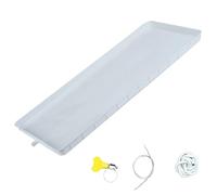 WXXSHGDW Portable Air Conditioner Drip Pan, Condensate Drain Pan Plastic Drip Tray, Air Conditioner External Unit Water Tray for Window Ac and Mini Split Units, with Drain Tubing (Color : 400CM, Siz