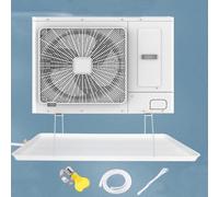 WXXSHGDW Universal Air Conditioner Drip Pan, Air Conditioner Drip Tray Plastic Condensate Drain Pan with Drain Kit, Anti-Leak HVAC Drip Drain, for Mini Air Conditioner Split Unit (Color : 300CM, Siz
