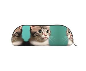 WXXWXD A curious cat Portable pencil case convenient for carrying on the go ideal for office use