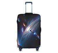 WXXWXD A fascinating universe Printed luggage cover, double stitching all around, high elastic material, suitable for travel and business trip