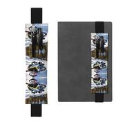 WXXWXD Advanced Snowmobile Printed elastic pencil holder - Back to school stationery, bookmark gifts for besties, children, and teachers