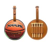 WXXWXD Basketball Background Printed Golf Tee Storage Bag - Portable Storage, Easily Organize Tees