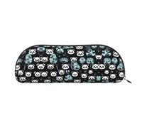WXXWXD Black and white panda face Portable pencil case convenient for carrying on the go ideal for office use