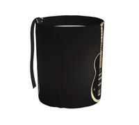 WXXWXD Black Guitar Printed Hanging car Trash can-Suitable for All Types of Cars, Keep The car Clean.
