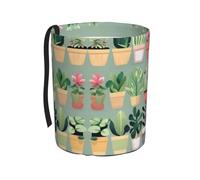 WXXWXD Bonsai Plant Printed Hanging car Trash can-Suitable for All Types of Cars, Keep The car Clean.