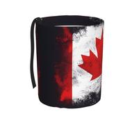WXXWXD Canadian Flag Printed Hanging car Trash can-Suitable for All Types of Cars, Keep The car Clean.