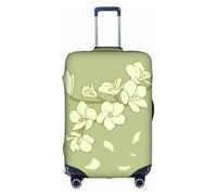 WXXWXD Cartoon Begonia Printed luggage cover, double stitching all around, high elastic material, suitable for travel and business trip