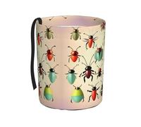 WXXWXD Cartoon Small Insects Printed Hanging car Trash can-Suitable for All Types of Cars, Keep The car Clean.