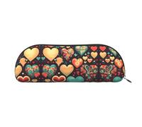 WXXWXD Colorful hearts Portable pencil case convenient for carrying on the go ideal for office use