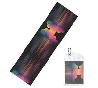 WXXWXD Colorful Rainbow rain Patterned Sports Cooling Towel - 12x40 Microfiber Quick Dry Towel - Long-Lasting Cooling