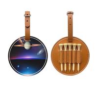 WXXWXD Cosmic Saturn Printed Golf Tee Storage Bag - Portable Storage, Easily Organize Tees